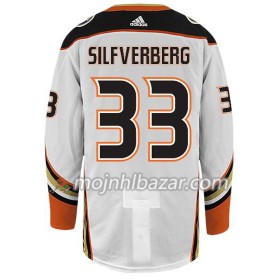 Dresovi Anaheim Ducks JACOB SILFVERBERG 33 Adidas Bijela Authentic - Muške
